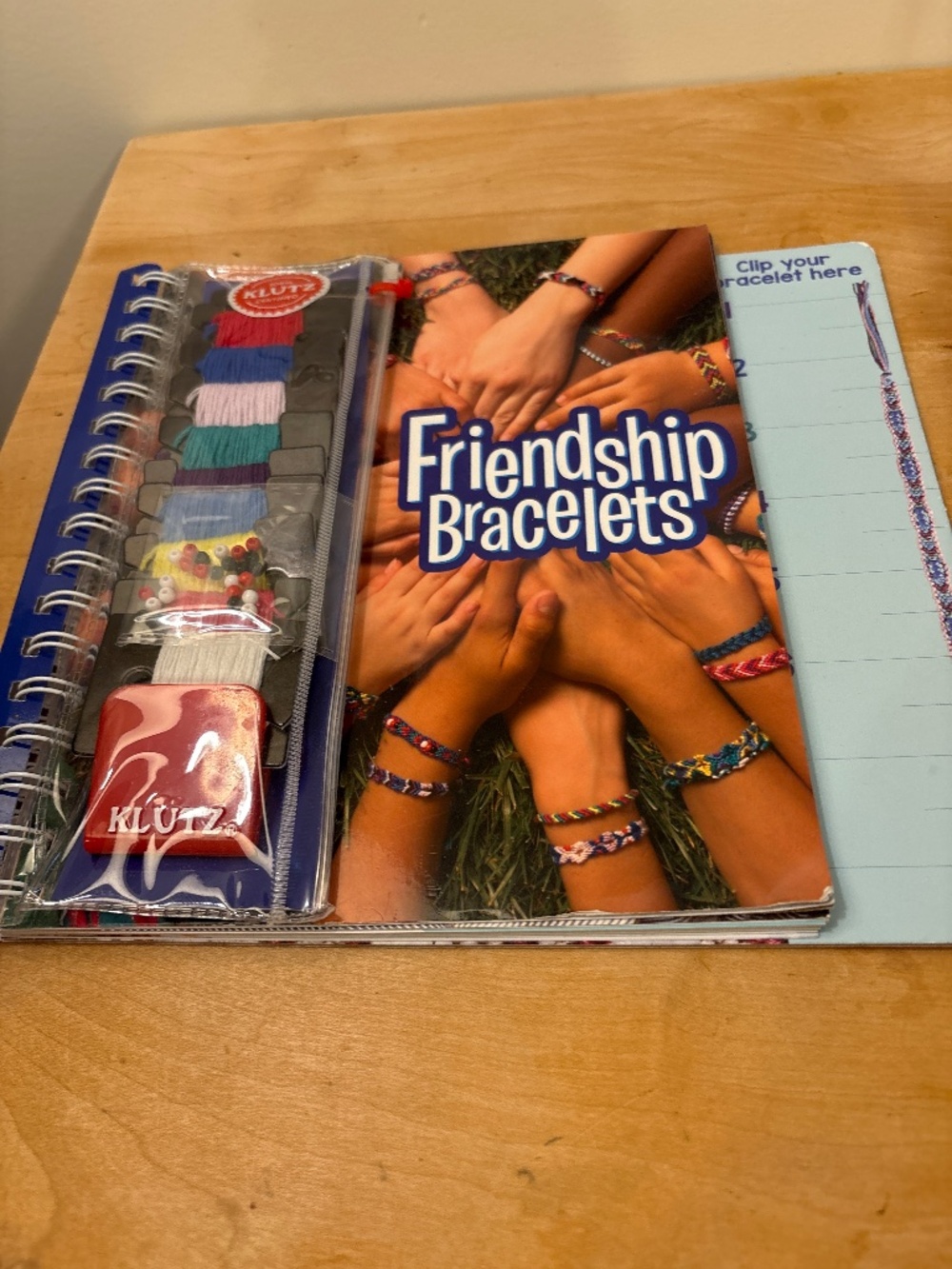 Klutz Friendship Bracelet kit and book